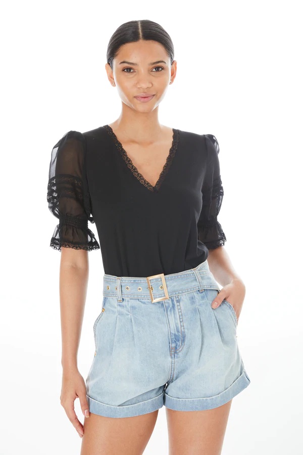 GENERATION LOVE - RENEE TOP - BLACK