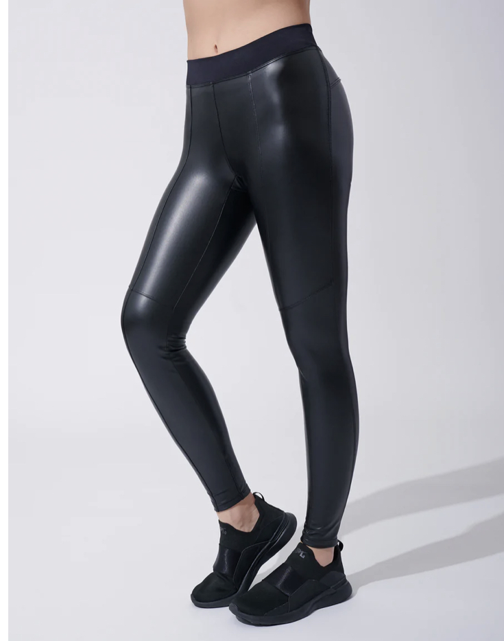 PERFORMANCE LEATHER LEGGING [BLACK