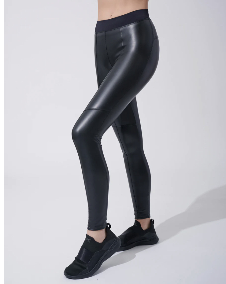 PERFORMANCE LEATHER LEGGING [BLACK