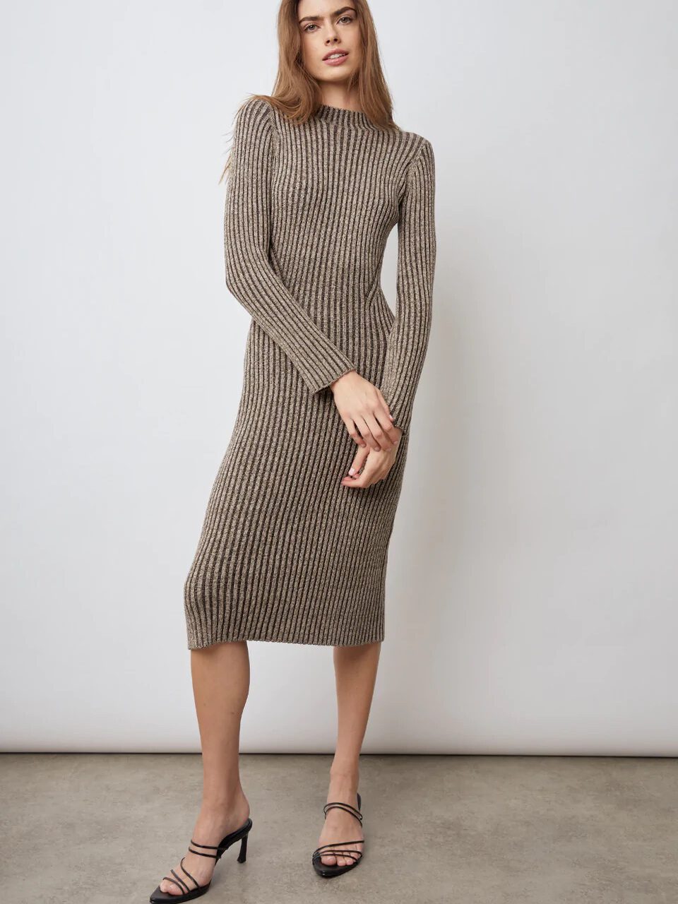 Nellie Dress Brown Multi