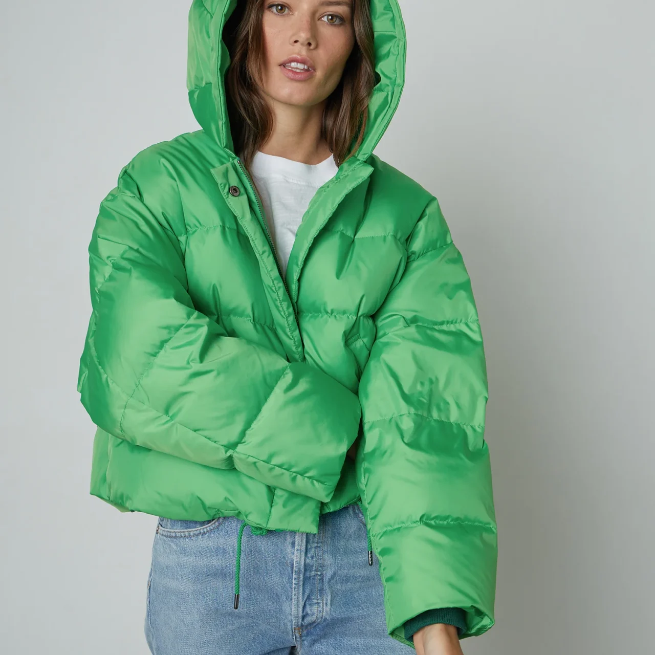 RAYLIN CROPPED PUFFER JACKET