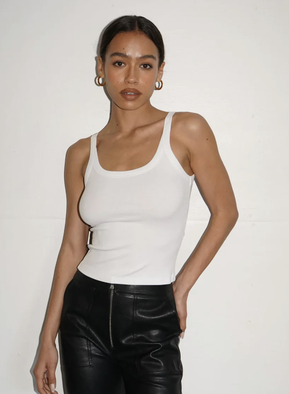 Ribbed Skinny Racer