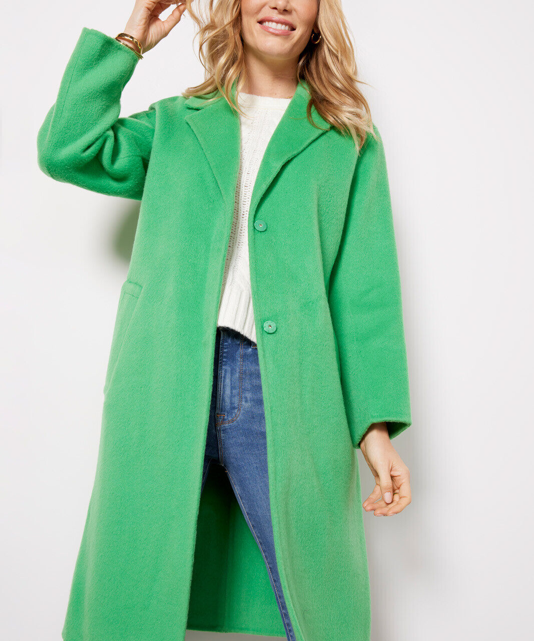 Lore Coat Green Apple