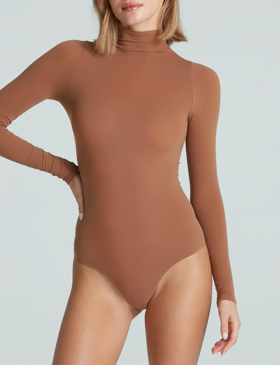 Ballet Long Sleeve Mockneck Bodysuit