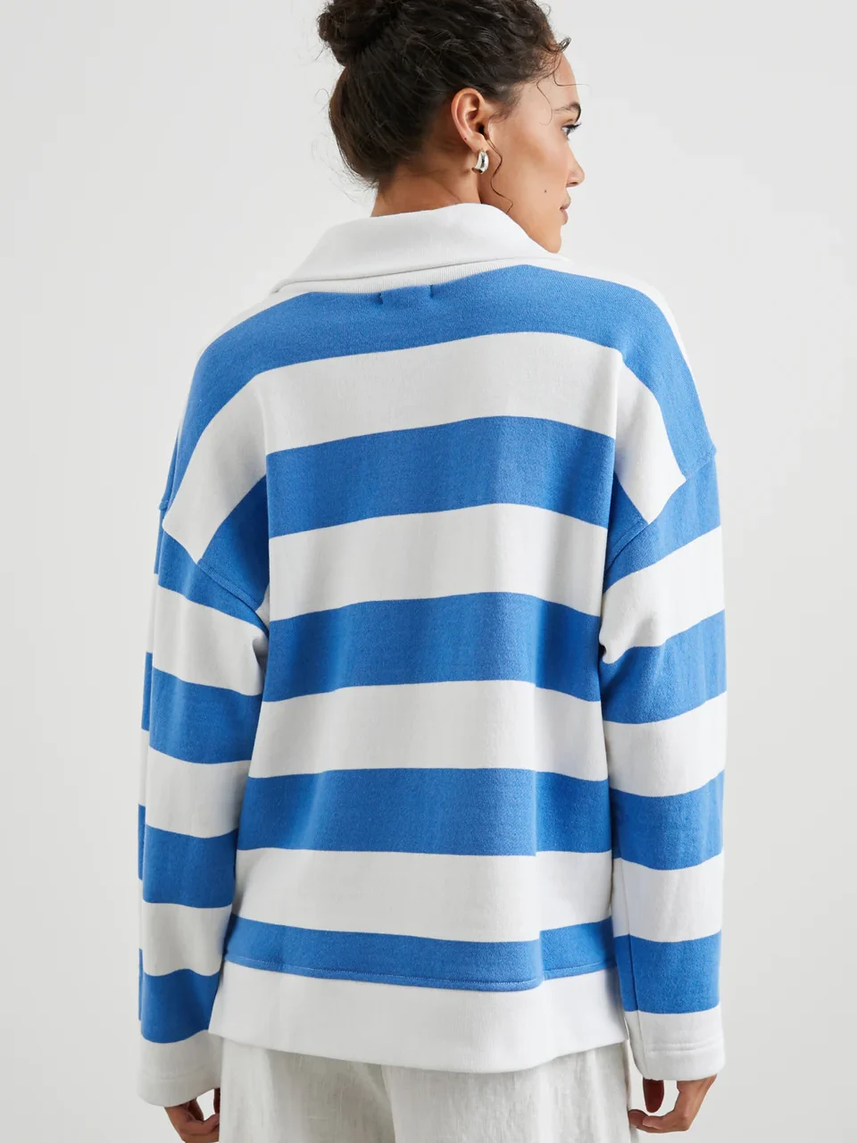 Parker Sweatshirt Ocean Rugby Stripe