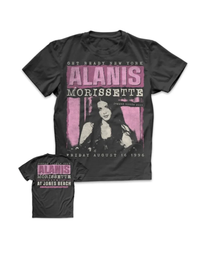 ALANIS MORISSETTE JONES BEACH TEE