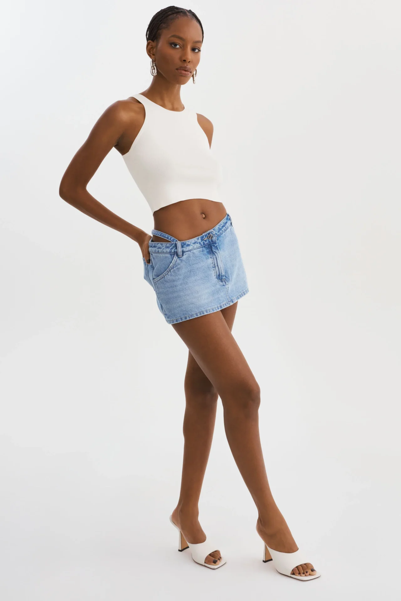 FANTINA | DENIM SKIRT/SHORT