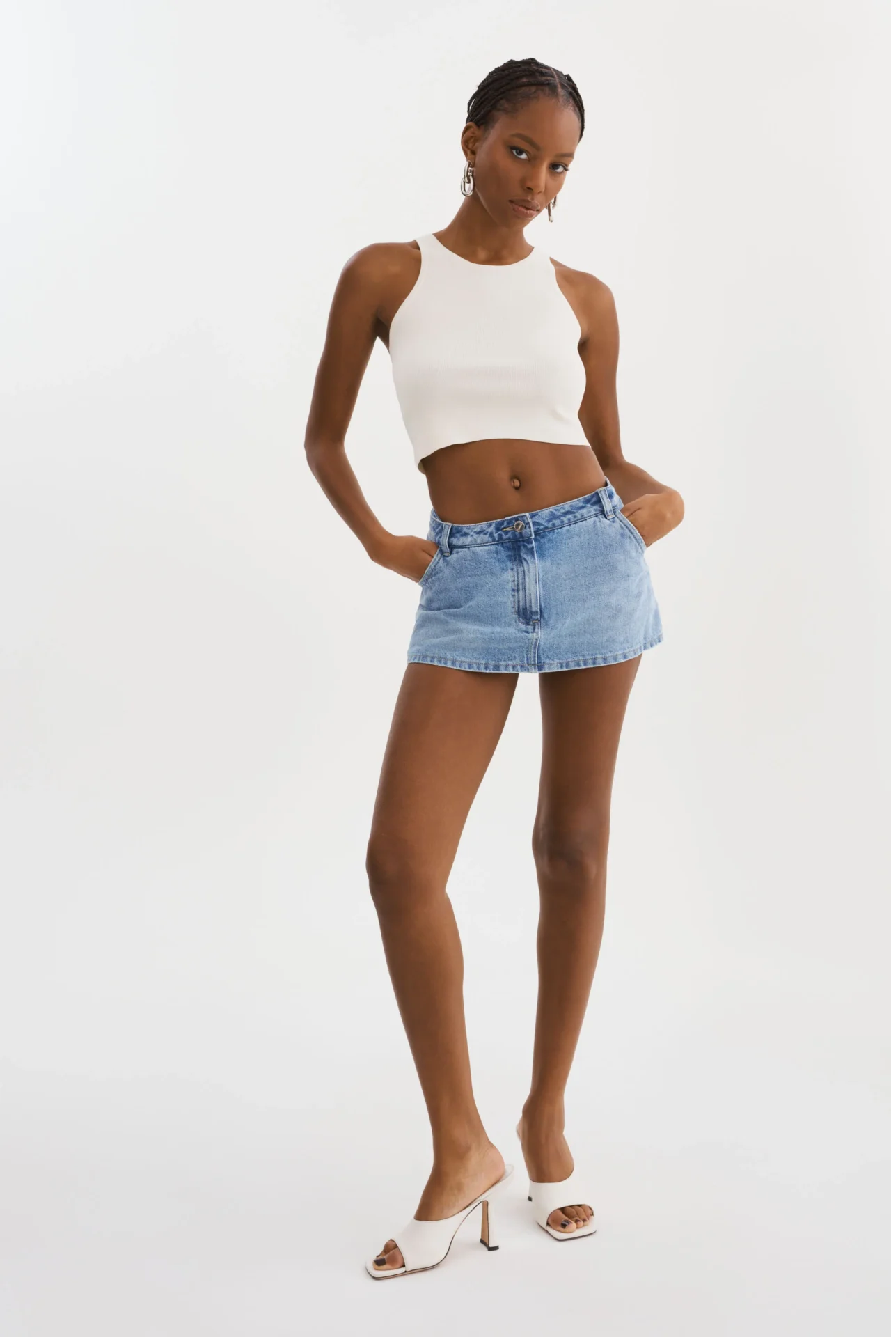 FANTINA | DENIM SKIRT/SHORT