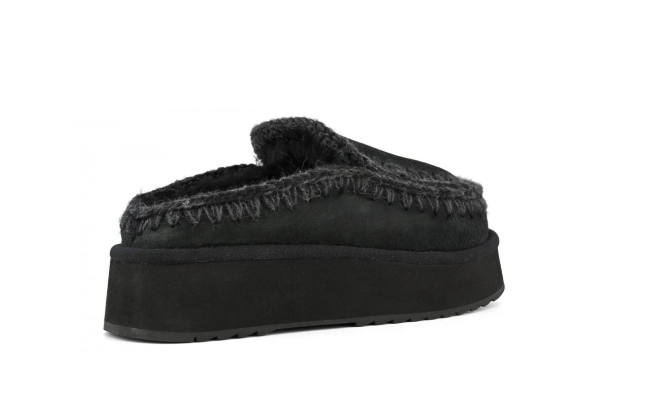 Clog Eskimo platform Black