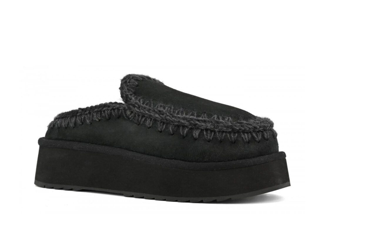 Clog Eskimo platform Black