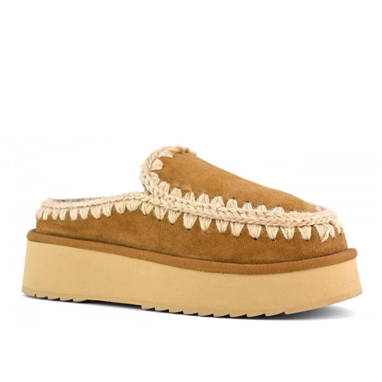 Clog eskimo platform Cognac