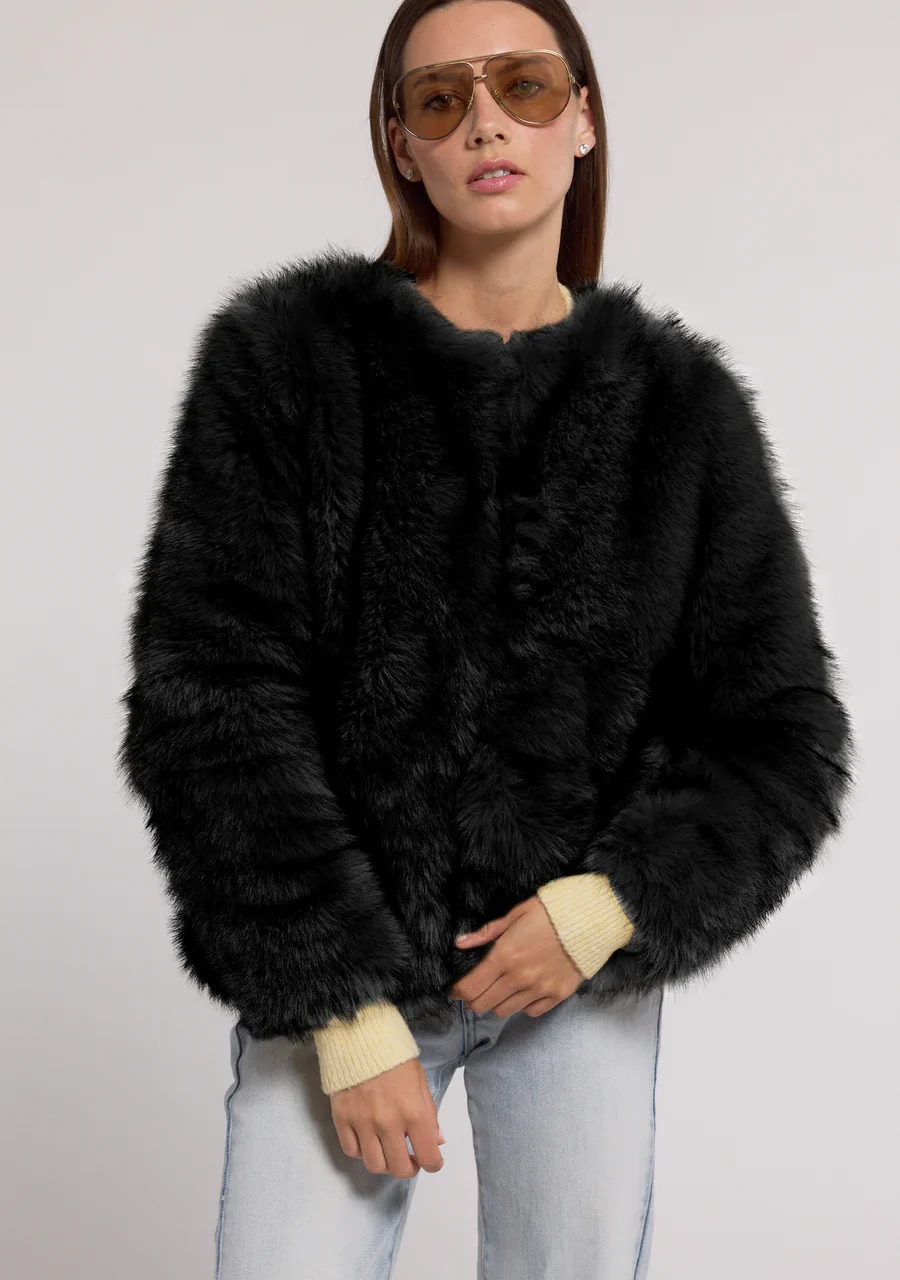 LUCAS FAUX FUR JACKET