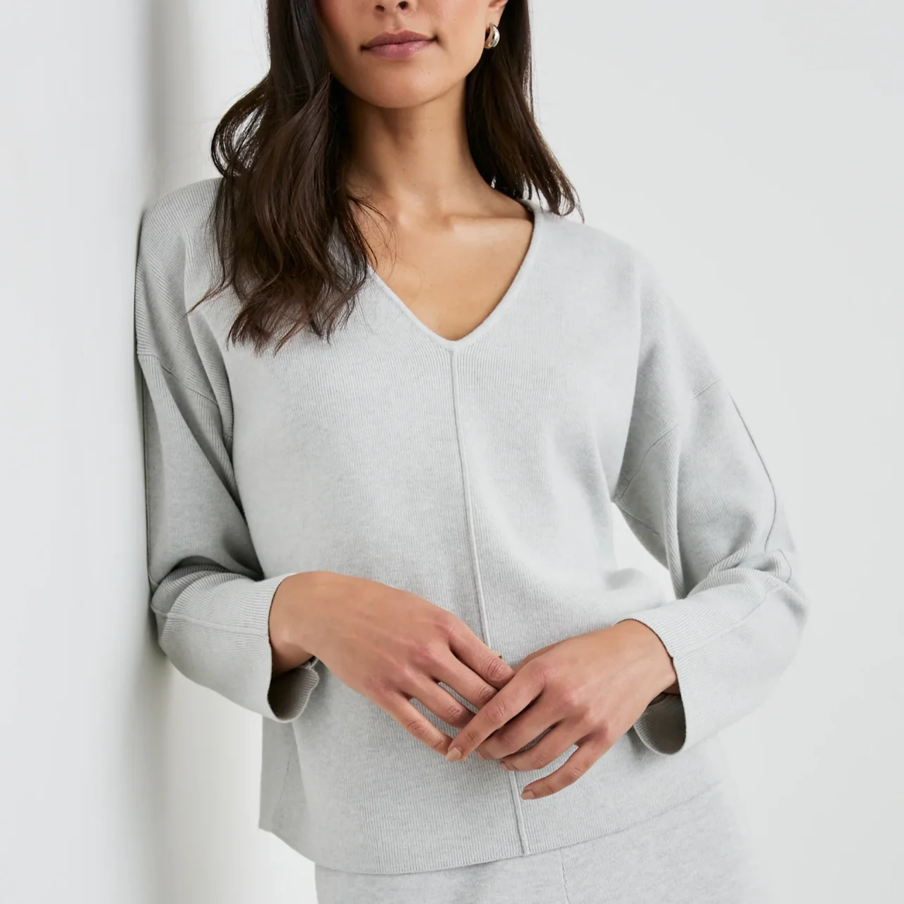 Hollyn Sweater Light Heather Grey